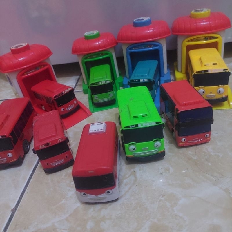 TERMURAH PRELOVED Mainan mobilan TAYO the little bus Gani Lani Tayo Rogi Cito