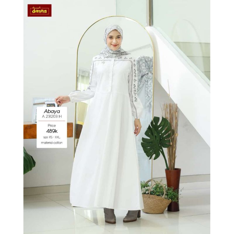 ❤️ Dannis Online Surabaya ❤️ A231203 IH and K231204 IH Lpd Sarimbit Dannis Terbaru Gamis Dewasa Dres