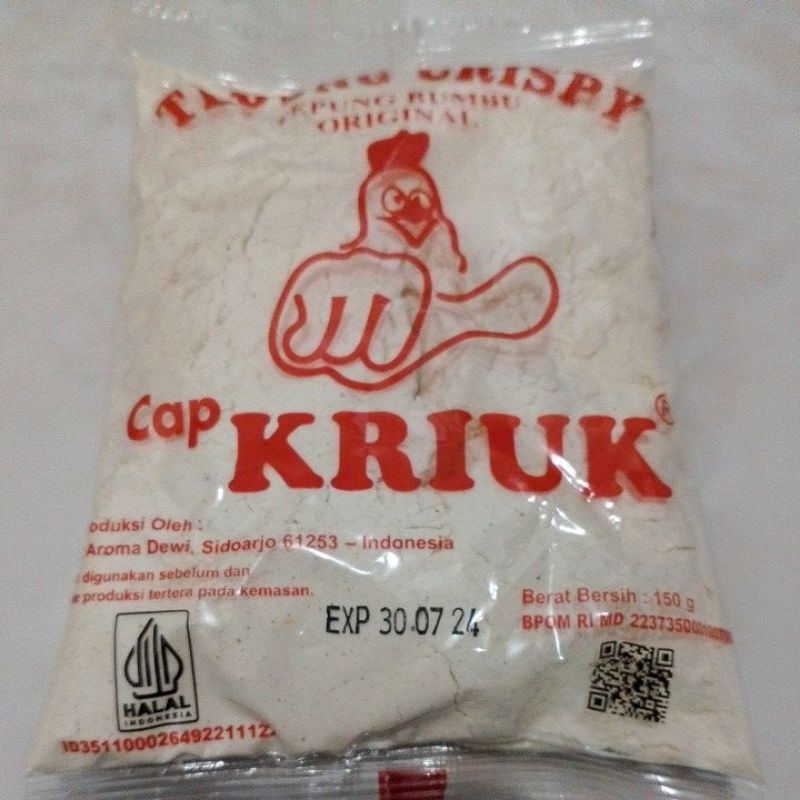 

Tepung bumbu (1 Pcs) Tepung bumbu kriuk | tepung kentucky | tepung serba guna | tepung cap kriuk aroma dewi