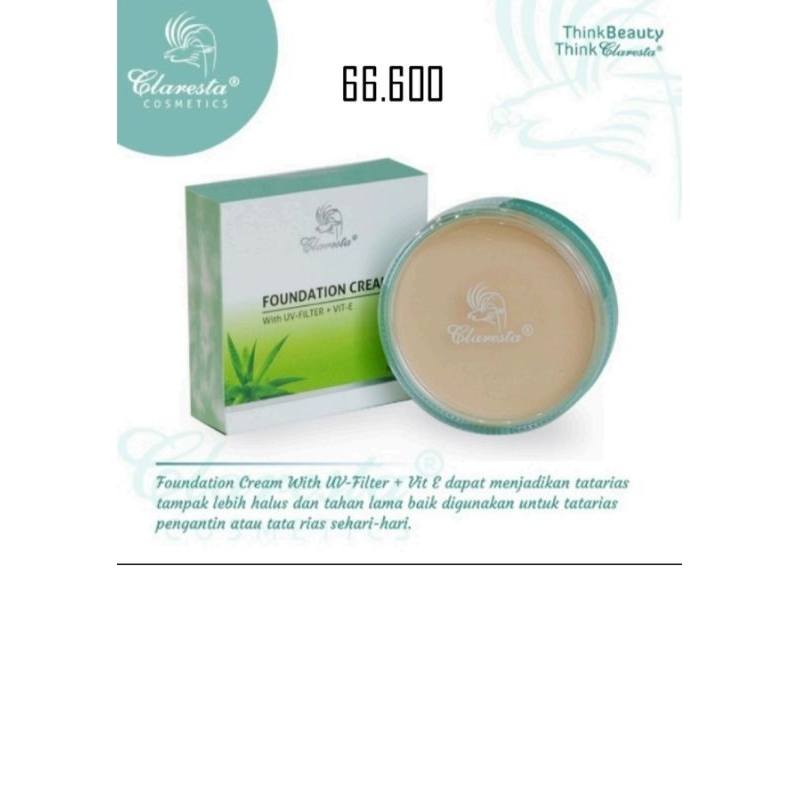 Claresta Cream Foundation