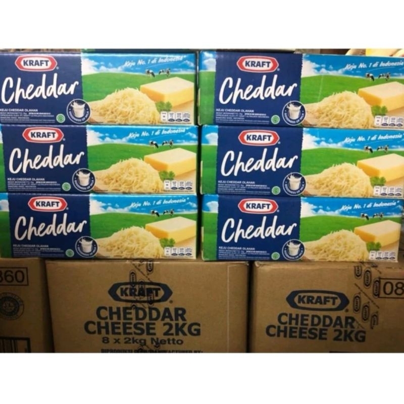 KEJU KRAFT CHEDDAR 2KG .... MURAH