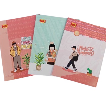 

Terlaris 1 Pack 1 Pcs Buku Tulis Murah YOU by Kiky Isi 58 Lembar