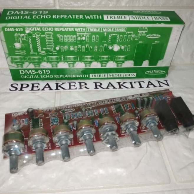 jj Kit Tone Control Digital Echo Repeater DMS 619 Platinum  DMS619 Murah