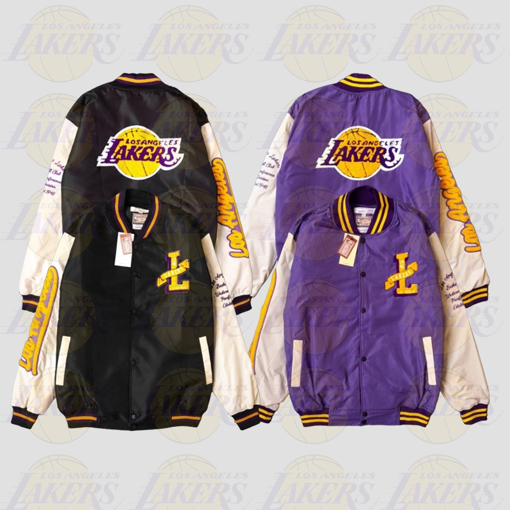 Jaket Varsity Bomber NBA Los Angeles Lakers Series