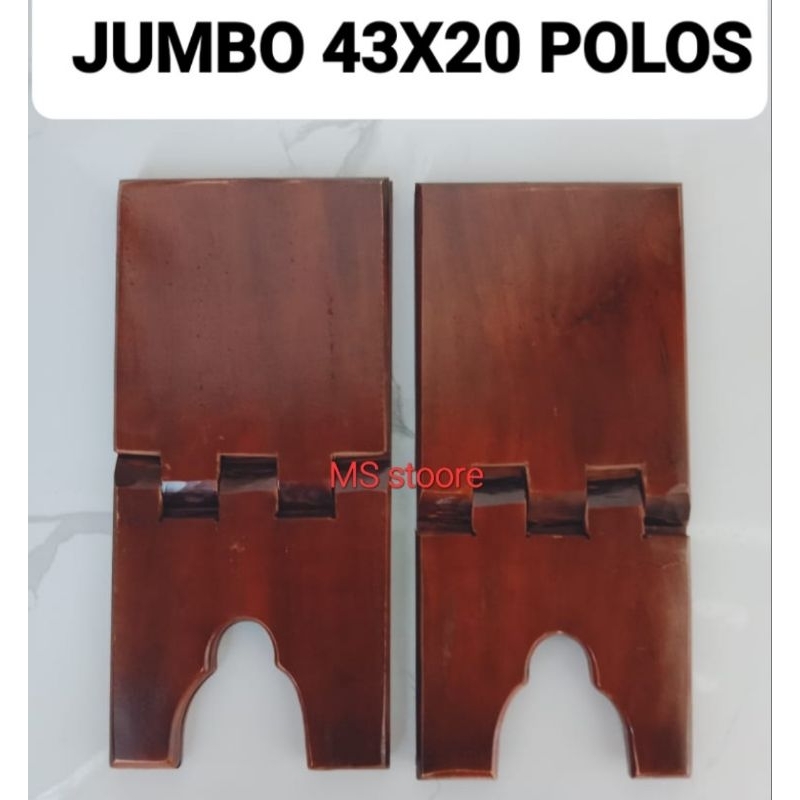 rekal alqur'an motif polos jumbo 20x43