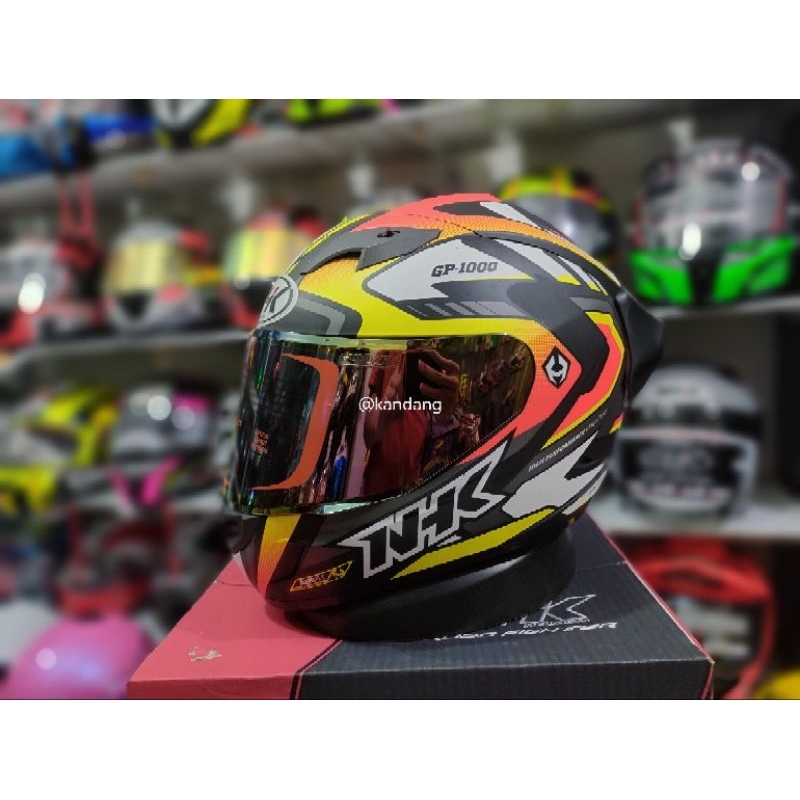 NHK GP-1000 BLACK ORANGE DOFF PAKET GANTENG