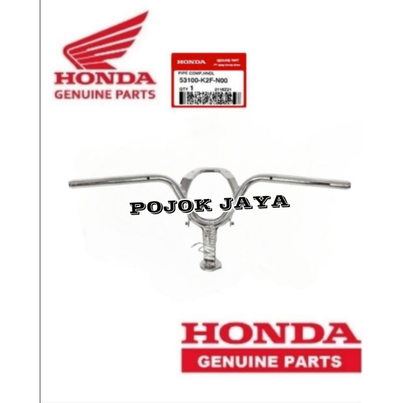 Stang stir Honda New Scoopy Fi Esp Original AHM 53100-K2F-N00