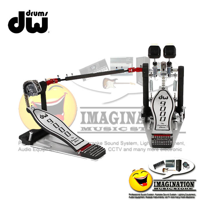 DW DWCP9002 9000 Series Double Bass Drum Pedal