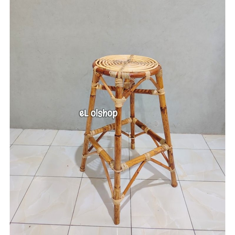 Kursi Kafe Kursi Rotan Dingklik Rotan Dingklik Bar Dingklik Rotan 75cm