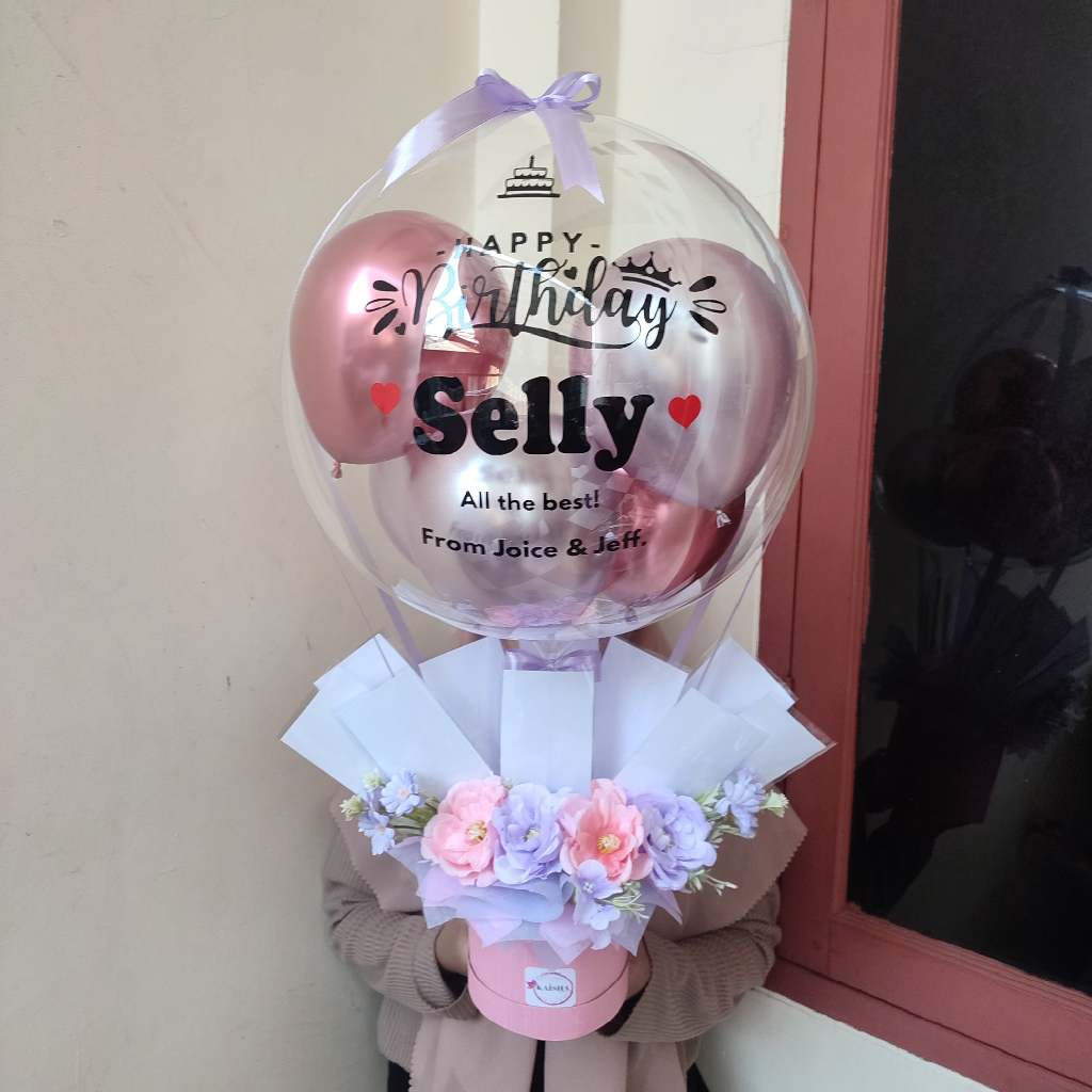 Buket Balon Uang Kosongan Bisa di Isi Sendiri Bucket Kosongan Aurum Florist