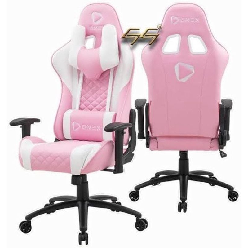 Kursi Gaming Onex GX3 - Pink White