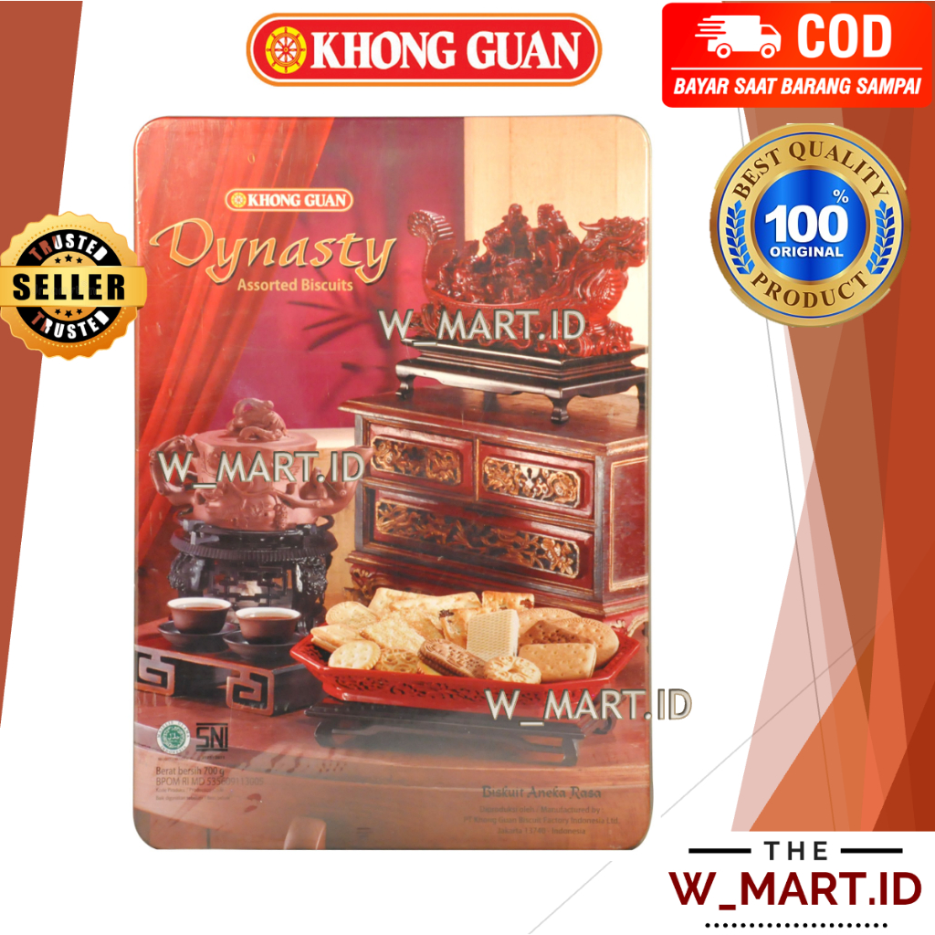 

KHONG GUAN DYNASTY COOKIES BISKUIT KUE KERING KALENG HAMPERS IMLEK LEBARAN NATAL