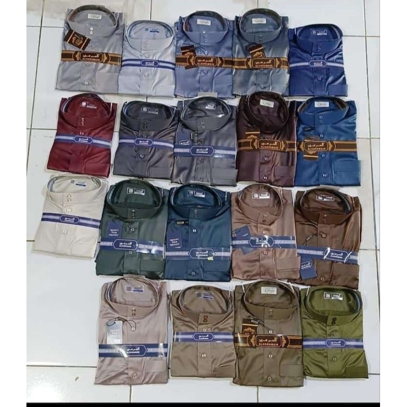 (COD)Jubah haramain dewasa polos/gamis haramain original/jubah haramain asli