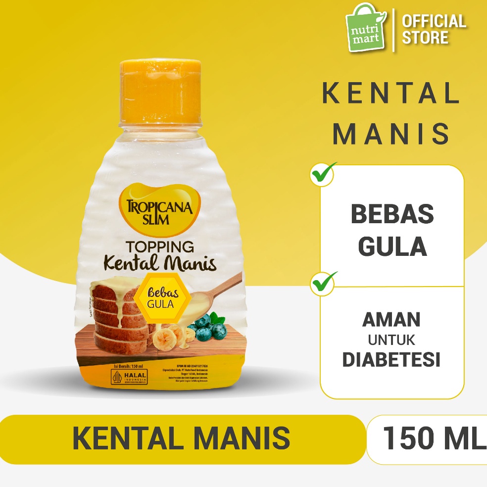 

66 Flash Sale Tropicana Slim Topping Kental Manis 15ml Bebas Gula