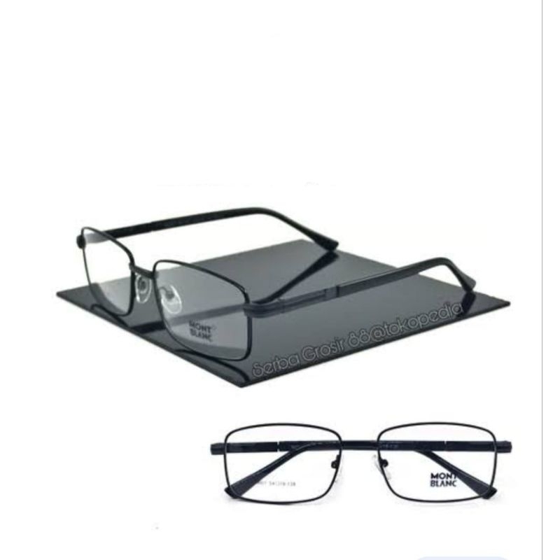 kacamata Minus pria wanita photocromic kacamata besi kotak kacamata 6805 kacamata Import