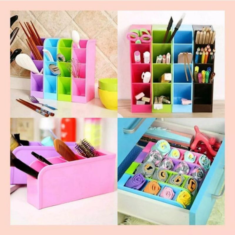 

Gratis Ongkir Rak Pensil Mini 4 Sekat Serbaguna