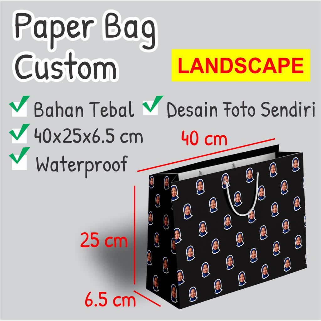 

Paperbag custom I paperbag foto I paperbag hoodie I paperbag desain suka suka