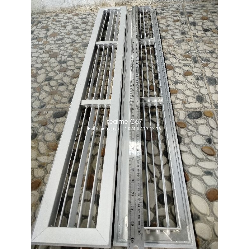 Return Air Grill/Grill Ducting 100x10 Cm UK Dalam
