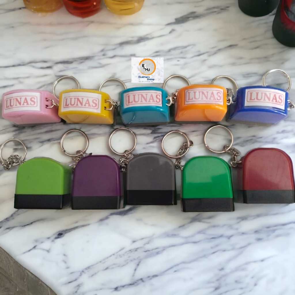 

Stempel Instant Cap LUNAS Design Gantungan Kunci