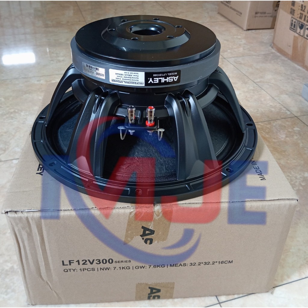 Speaker Ashley 12V300 ashley woofer 12 inc gratis packing kayu