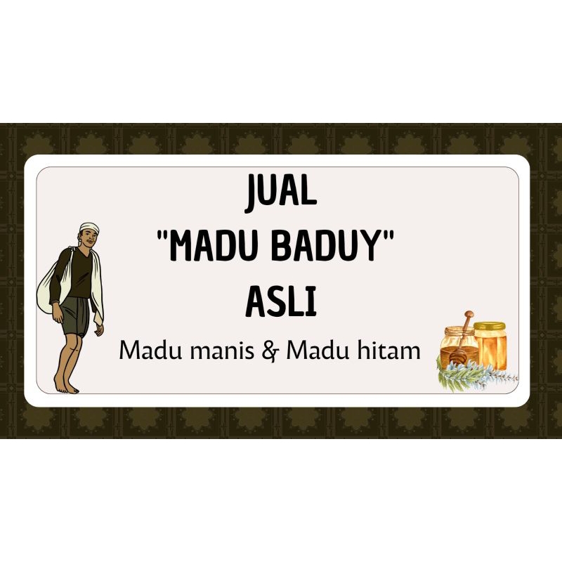 

Madu Murni dari Baduy ukuran 500gr | Madu baduy