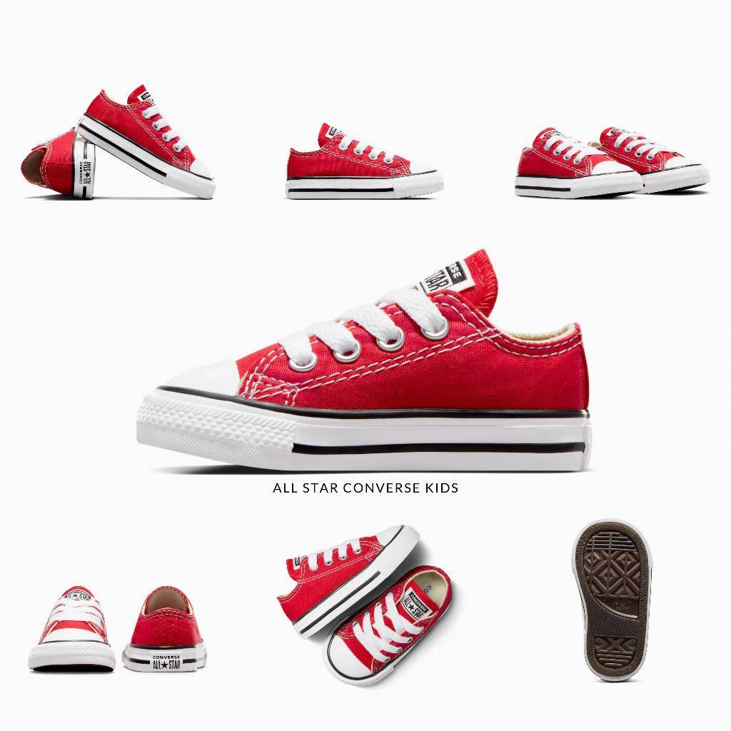 Sepatu Anak Laki-Laki dan Anak Perempuan Sneakers Casual Converse All Star Model Tali Perekat Tinggi