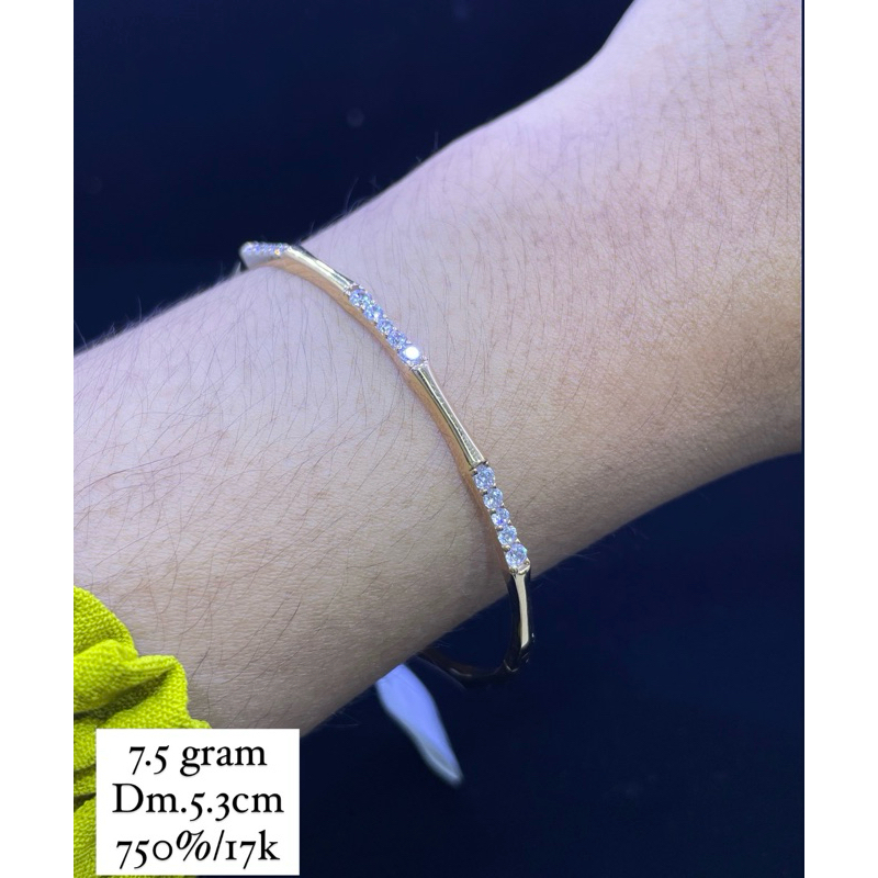 gelang fashion emas 750%/17k