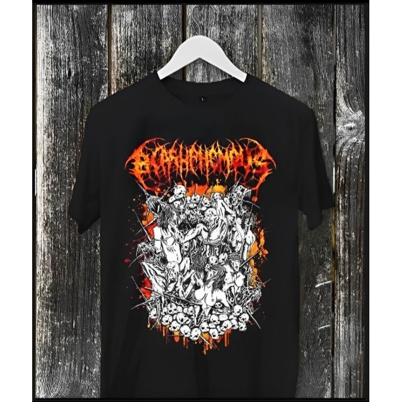 kaos metal band sablon DTF