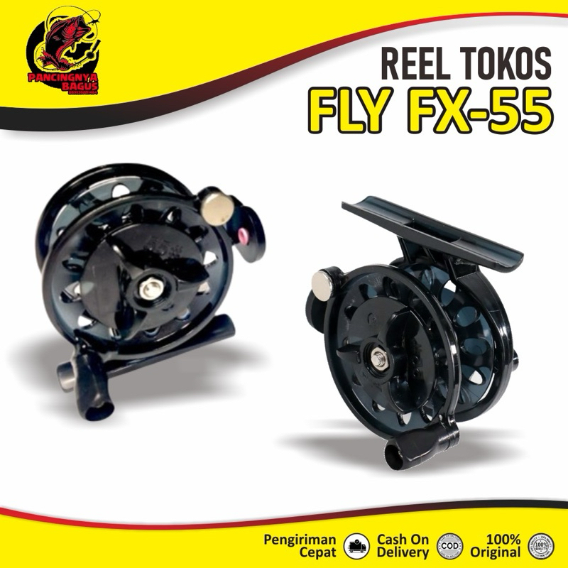 ALAT PANCING REEL PANCING KEREKAN PANCING TOKOS DAIDO FLY FX 55 HITAM MURAH
