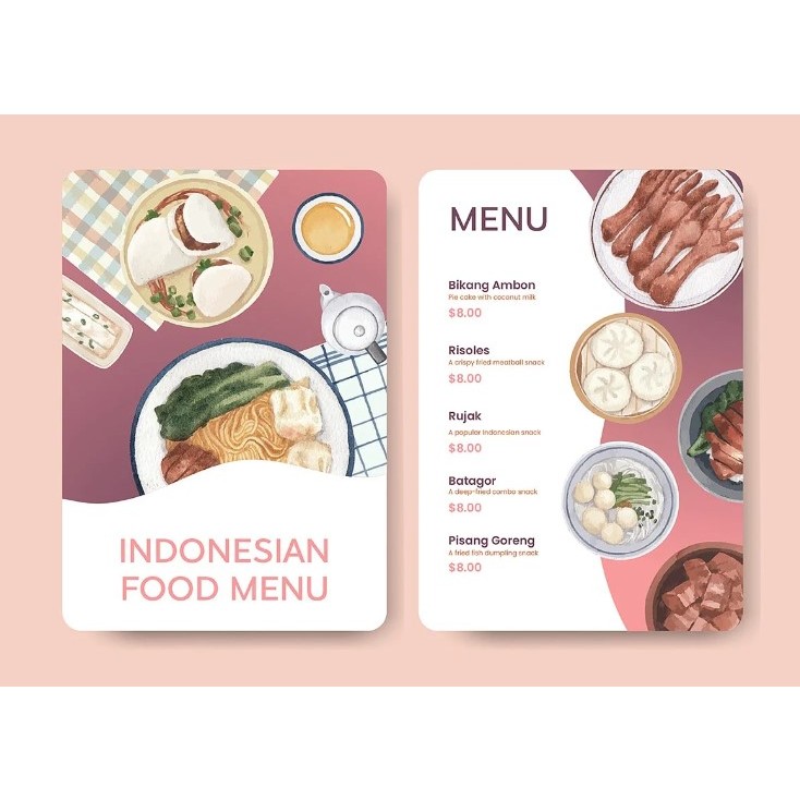 

Cetak Daftar Menu Makanan & Minuman Cafe Custom A3 A4