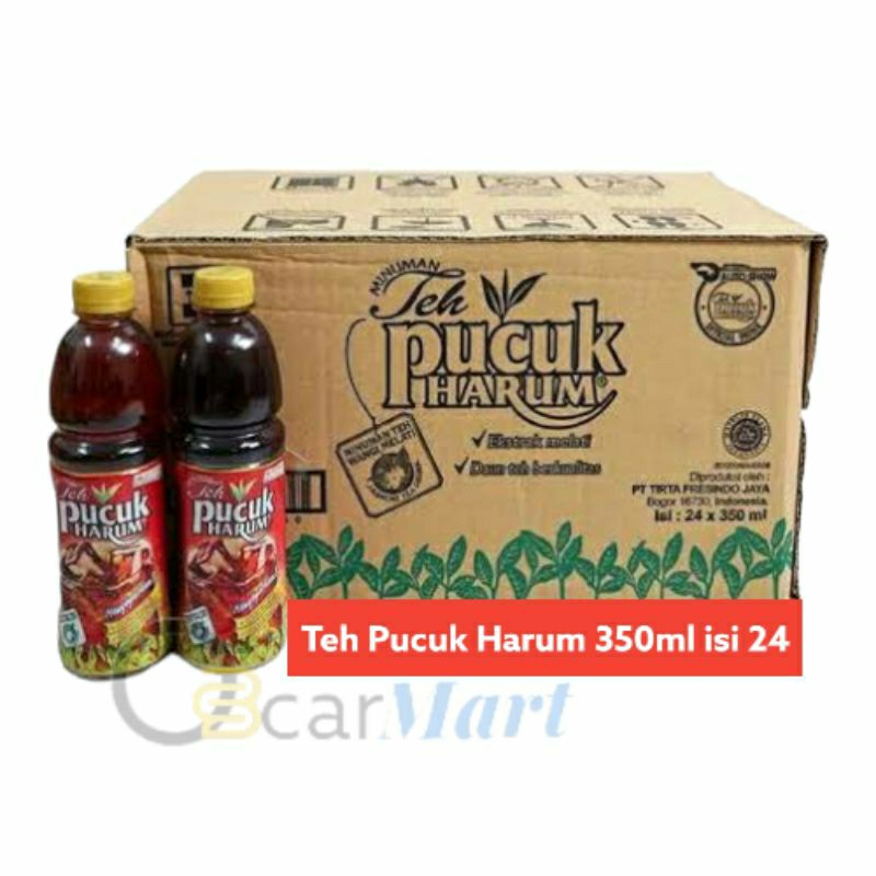 

(DEPO) Teh Pucuk Harum 1 Dus 350ml isi 24 Rasa Original Dari Mayora