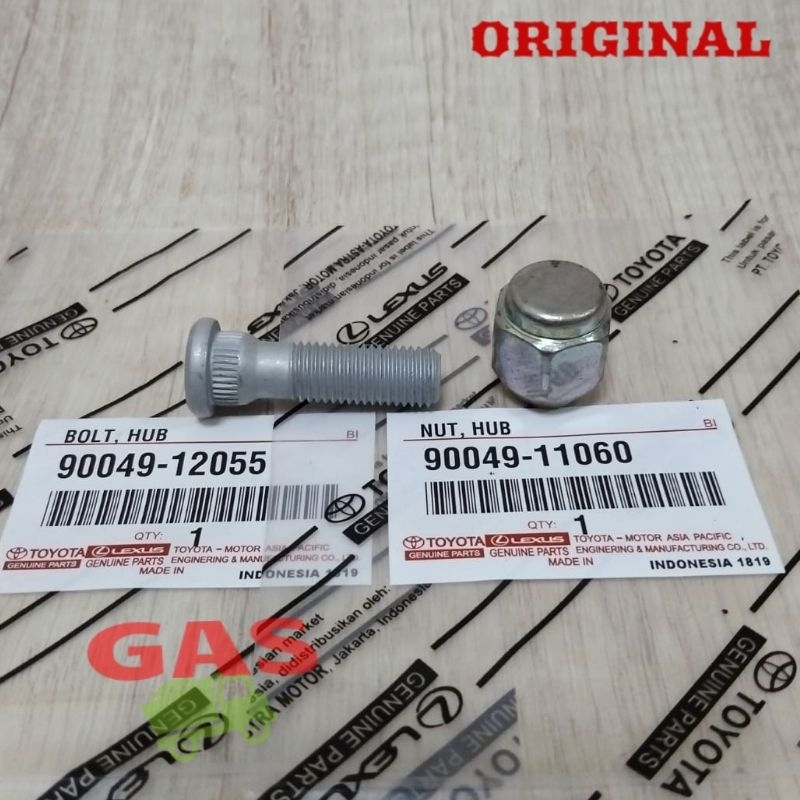 Baut Roda + Mur Racing Original Avanza Xenia Veloz Rush Terios Grand Max Luxio Taruna