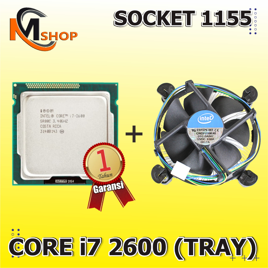Processor Intel Core i7 2600 3.4 Ghz Socket 1155 Sandy Bridge + Fan