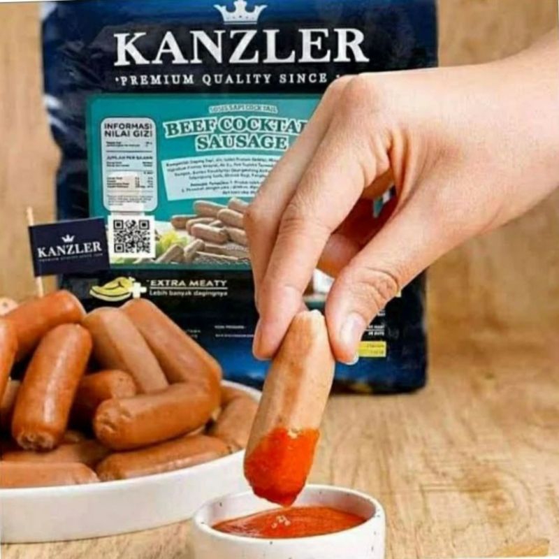 

Kanzler sosis beef cocktail 500 gr