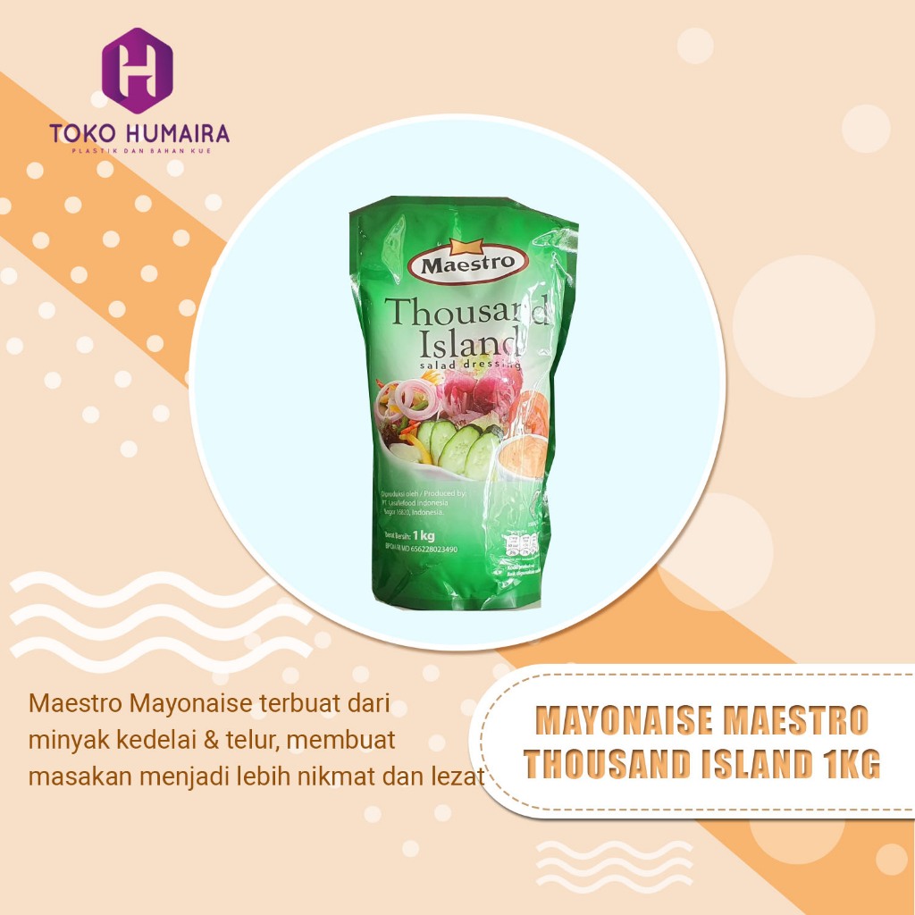 

Mayonaise Thousand Island Maestro Pouch 1Kg