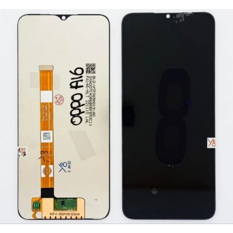 LCD OPPO A16 HITAM ORIGINAL
