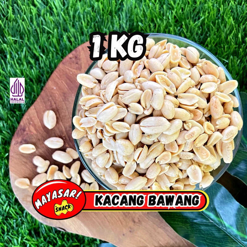 

KACANG KUPAS BAWANG GORENG / KACANG PLONTOS RENYAH 1kg