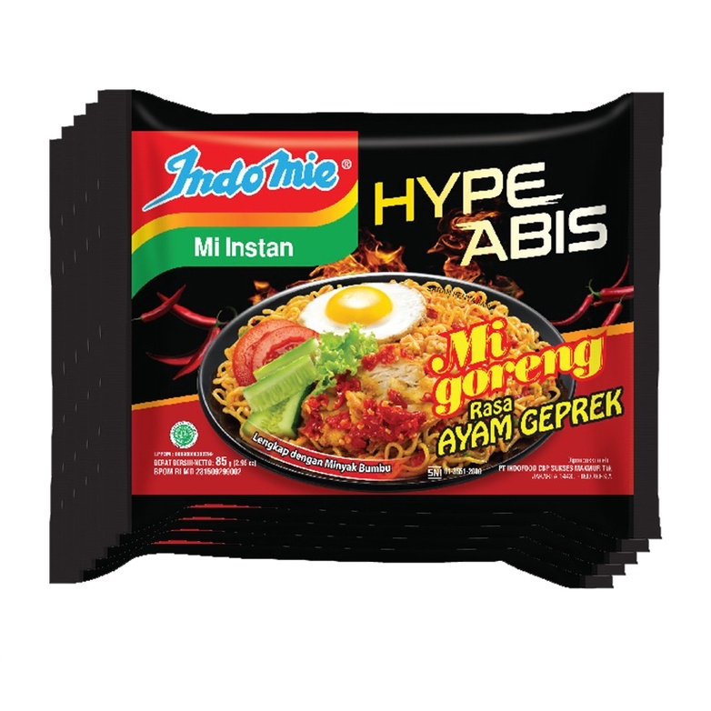 

Indomie HypeAbis Ayam Geprek isi 5 pcs