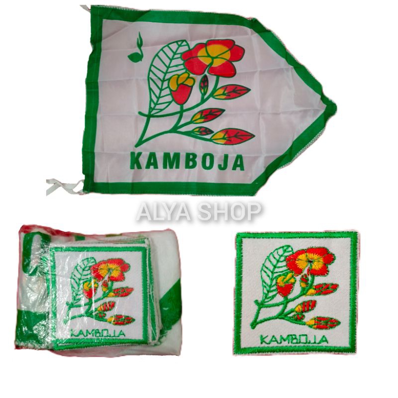 BET REGU KAMBOJA | Bet Tanda Regu Bunga | Tanda Regu Bordir Gmabar Bunga | Badge Pramuka