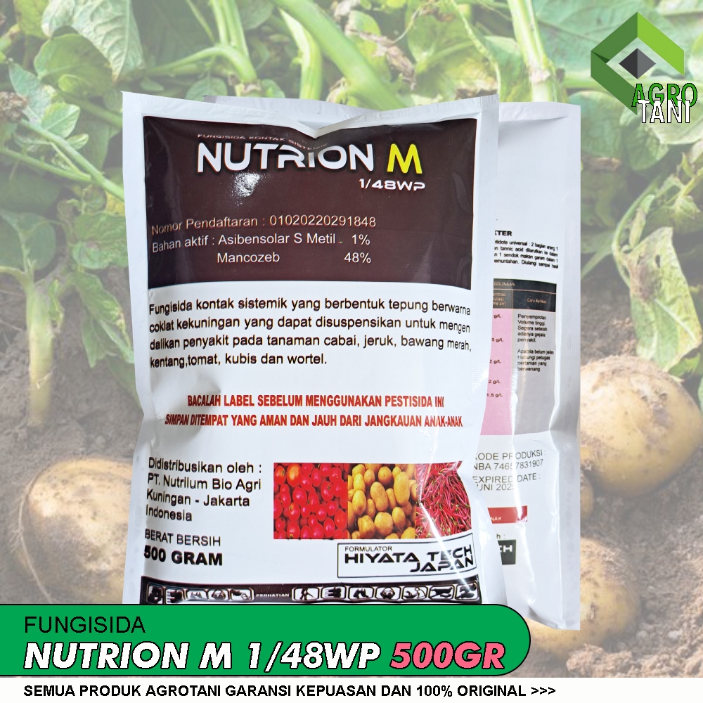 Fungisida Nutrion M 1/48WP 500 gram | Fungisida Kontak Sistemik sejenis BION M