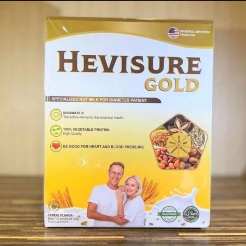 

HEVISURE GOLD MILK SUSU HERBAL ATASI DIABETES KENCING MANIS KADAR GULA RENDAH