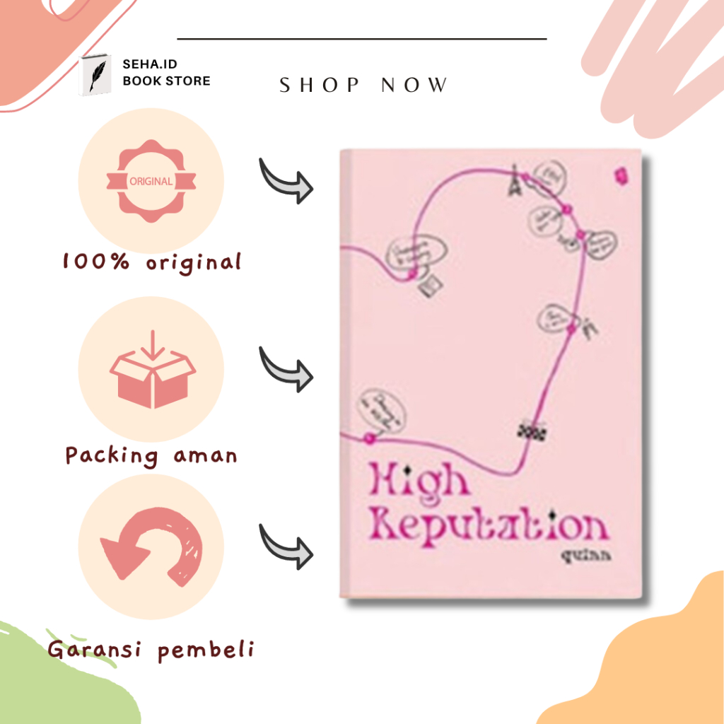 Buku Novel High Reputation - QUINN
