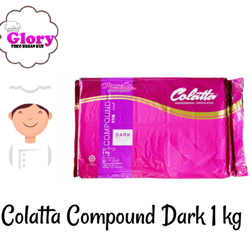 

READY STOK colatta dark compound 1kg
