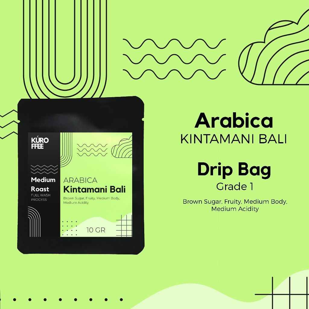 

Arabica Kintamani Bali Drip Bag (Kopi Instan Filter) 10 gram