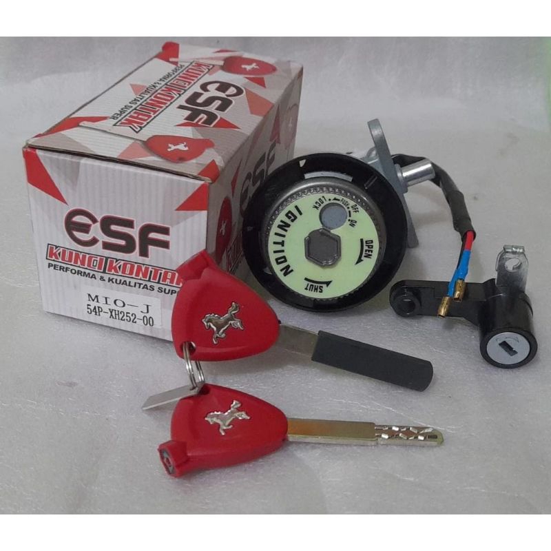 KUNCI KONTAK ASSY MIO J VARIASI SWICT LOCK ASSY MIO J MIO GT SET KUNCI JOK VARIASI TEBAL