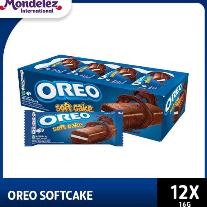 

COD TERMURAH Oreo Soft Cake Kemasan Baru Isi 12 pcs 16 g