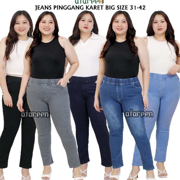 XPRESS Celana Jeans Wanita Legging Jeans Jumbo Jeans Skinny Big Size Jegging Jeans Melar Size 3142