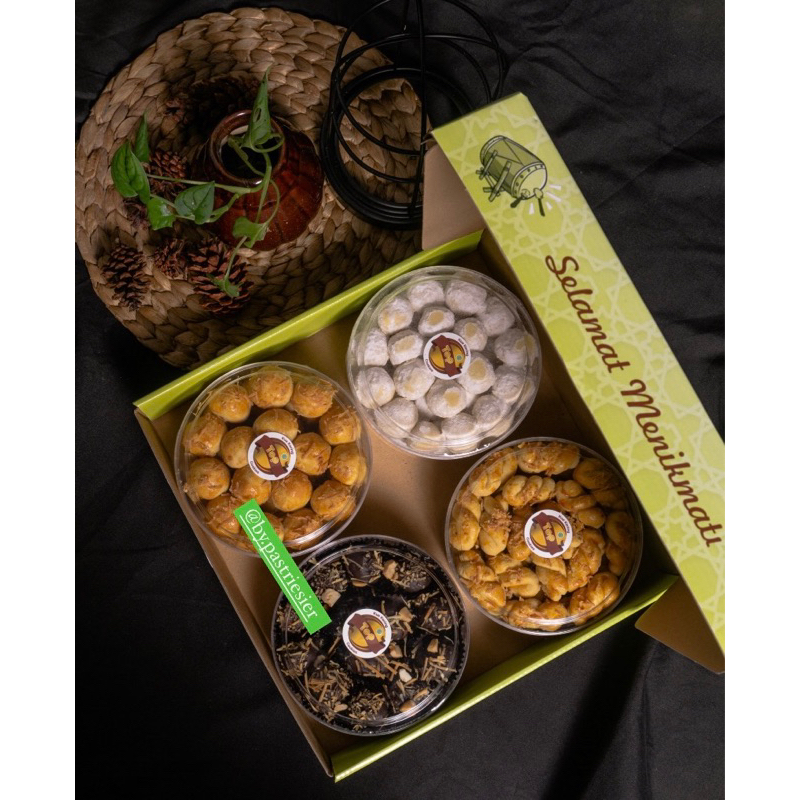 

Hampers Paket Kue Kering Kue Lebaran By Top Cookies Paket Isi 4