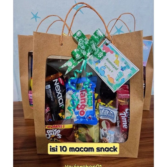 

KODE 77 Ready Paket snack Kemasan Paper Bag FREE CARD