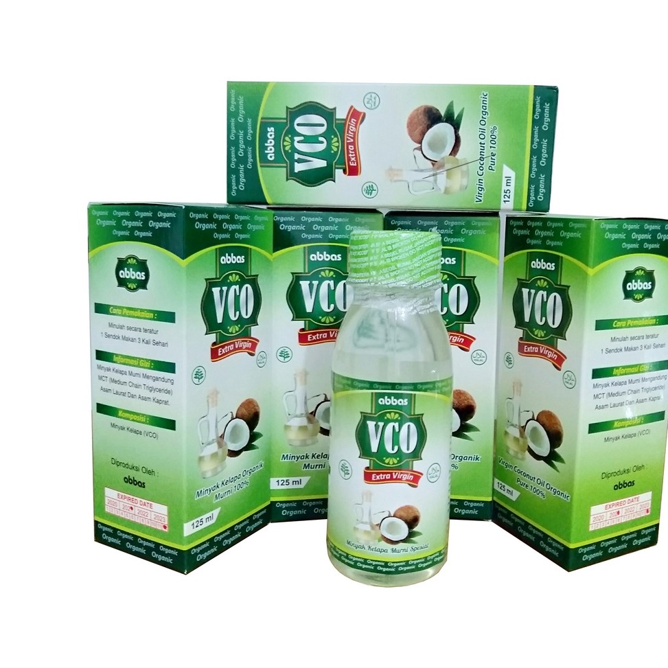 

NEW VCO MINYAK KELAPA ORGANIK MURNI 1 EXTRA VIRGIN ABBAS 125ML